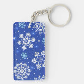 Snowflake patroon sleutelhanger (achterkant)