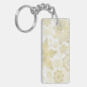 Snowflake patroon sleutelhanger (Voorkant Links)