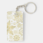 Snowflake patroon sleutelhanger (achterkant)