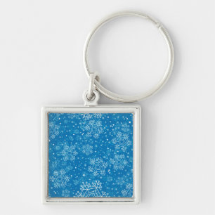 Snowflake patroon sleutelhanger