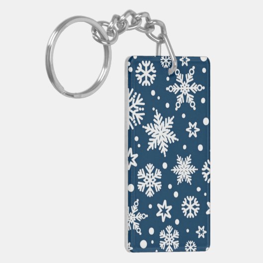 Snowflake patroon sleutelhanger (Voorkant Links)