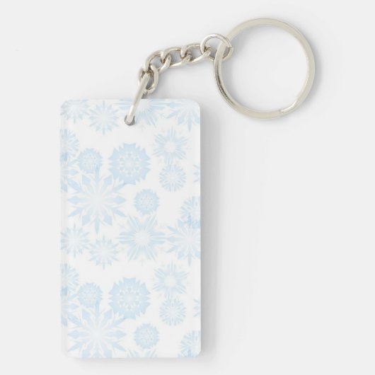 Snowflake patroon sleutelhanger (achterkant)