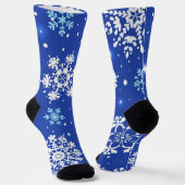 Snowflake patroon sokken (Gebogen)