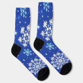 Snowflake patroon sokken (Rechts)