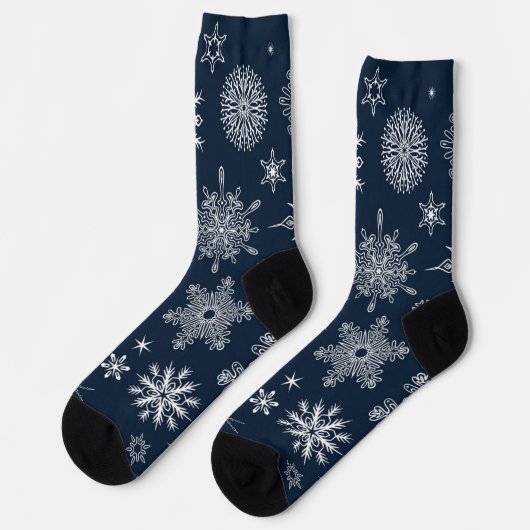 Snowflake patroon sokken (Links)