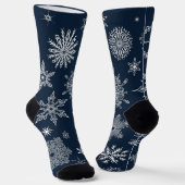 Snowflake patroon sokken (Gebogen)