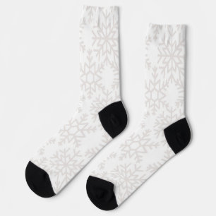 Snowflake patroon sokken