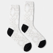 Snowflake patroon sokken (Rechts)