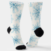 Snowflake patroon sokken (Gebogen)