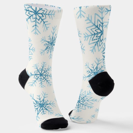 Snowflake patroon sokken (Gebogen)