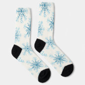 Snowflake patroon sokken (Rechts)