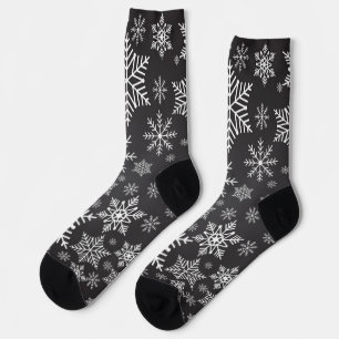 Snowflake patroon sokken