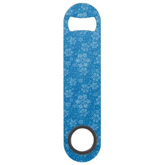 Snowflake patroon speed flessenopener (Voorkant)
