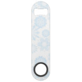 Snowflake patroon speed flessenopener (Achterkant)