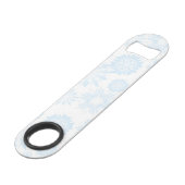 Snowflake patroon speed flessenopener (Achterkant Gekanteld)