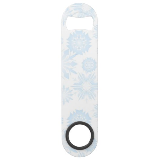 Snowflake patroon speed flessenopener (Voorkant)
