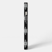 Snowflake Patroon Telefoonhoes iPhone Hoesje (Linkerkant)