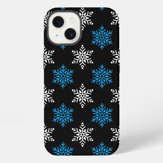 Snowflake Patroon Telefoonhoes iPhone Hoesje (Achterkant)