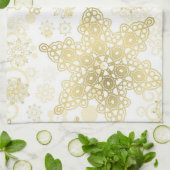 Snowflake patroon theedoek (Gevouwen)