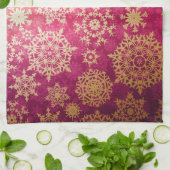 Snowflake patroon theedoek (Gevouwen)