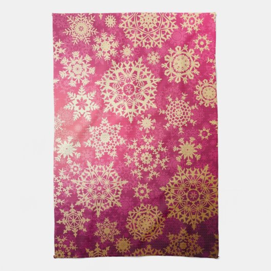 Snowflake patroon theedoek (Verticaal)