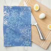 Snowflake patroon theedoek (Quarter Fold)