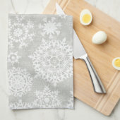 Snowflake patroon theedoek (Quarter Fold)