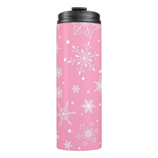 Snowflake patroon thermosbeker (Voorkant)