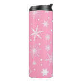 Snowflake patroon thermosbeker (Gedraaid links)