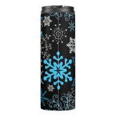 Snowflake patroon thermosbeker (Achterkant)