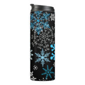 Snowflake patroon thermosbeker (Geroteerd rechts)