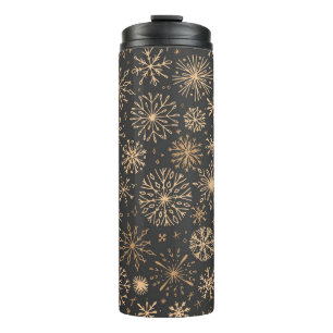 Snowflake patroon thermosbeker