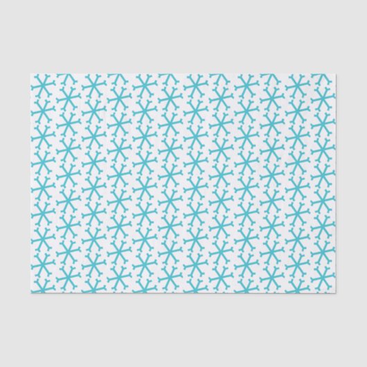 Snowflake Patroon Tissuepapier (Voorkant)