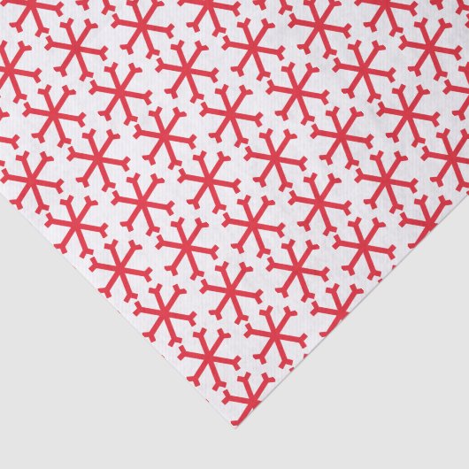 Snowflake Patroon Tissuepapier (Detail)