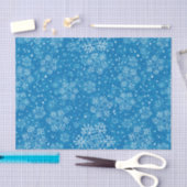 Snowflake patroon tissuepapier (Craft)