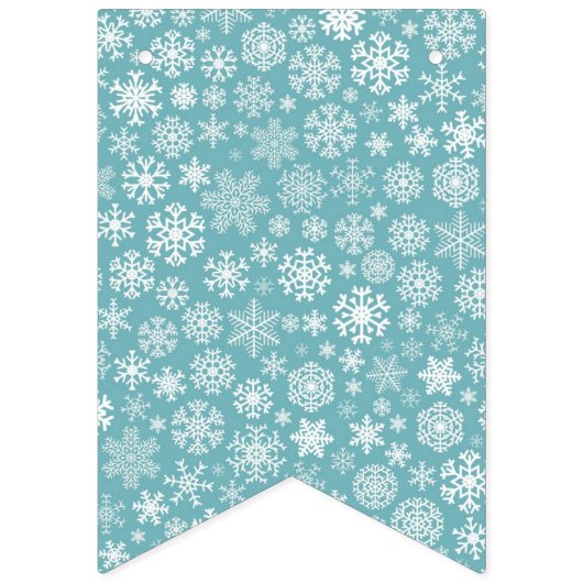 Snowflake patroon vlaggetjes (Tweede vlag)