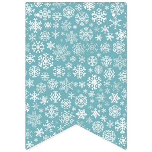 Snowflake patroon vlaggetjes (Eerste vlag)