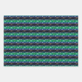 Snowflake Patroon voor Kerstmis van voetganger Inpakpapier Vel (Voorkant)