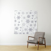 Snowflake patroon wandkleed (In Situ (horizontaal))