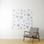 Snowflake patroon wandkleed (In situ)