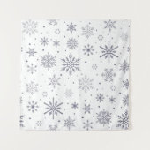 Snowflake patroon wandkleed (Voorkant)