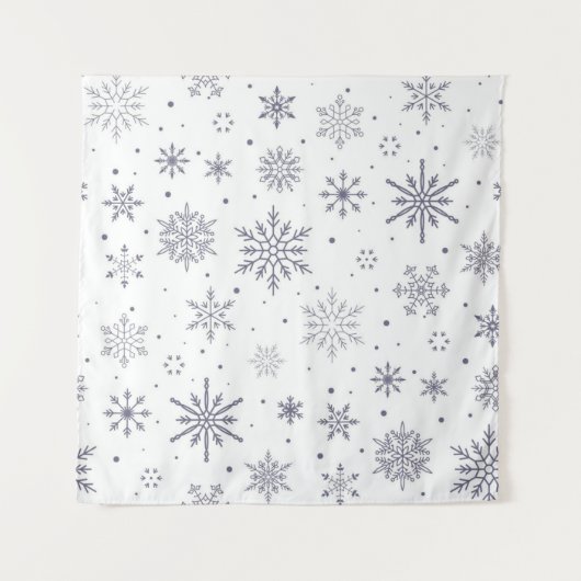 Snowflake patroon wandkleed (Voorkant)