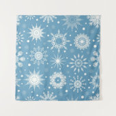 Snowflake patroon wandkleed (Voorkant (horizontaal))