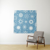 Snowflake patroon wandkleed (In situ)