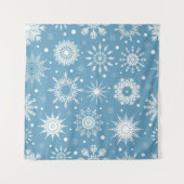 Snowflake patroon wandkleed (Voorkant)