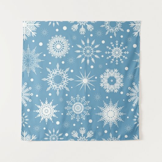 Snowflake patroon wandkleed (Voorkant)