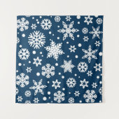 Snowflake patroon wandkleed (Voorkant)