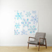 Snowflake patroon wandkleed (In situ)