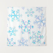Snowflake patroon wandkleed (Voorkant)
