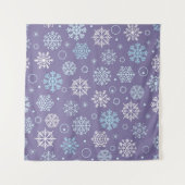 Snowflake patroon wandkleed (Voorkant (horizontaal))